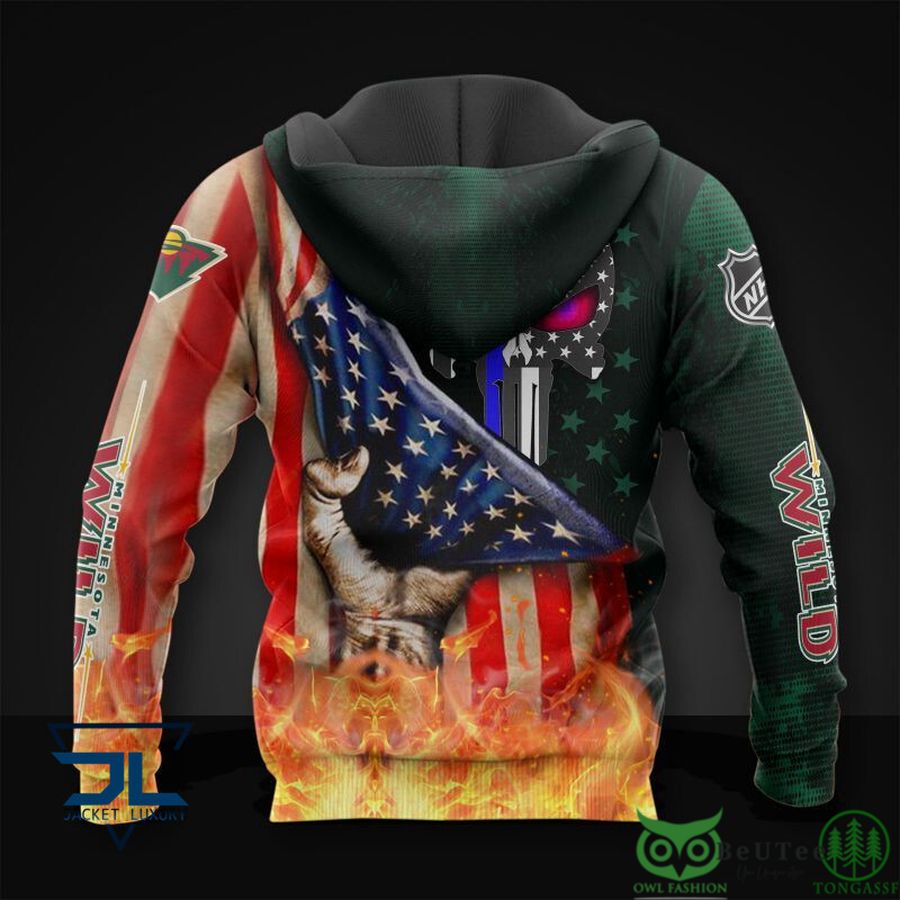 Custom Minnesota Wild Unisex FireFighter Uniforms Color NHL Hoodie 3D -  Bring Your Ideas, Thoughts And Imaginations Into Reality Today