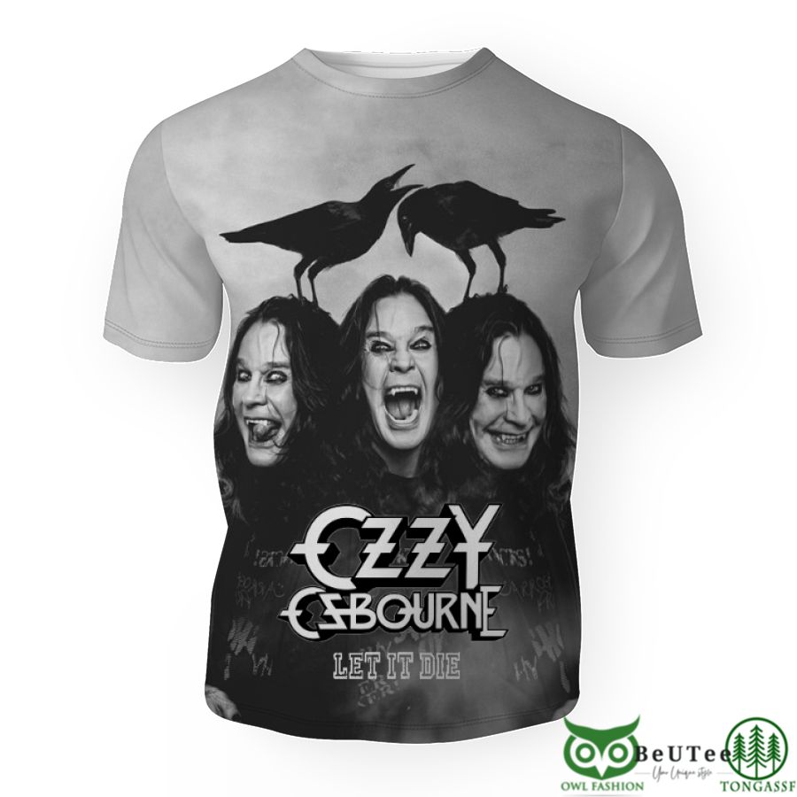 20 Ozzy Osbourne LET IT DIE Album Hoodie 3d shirt