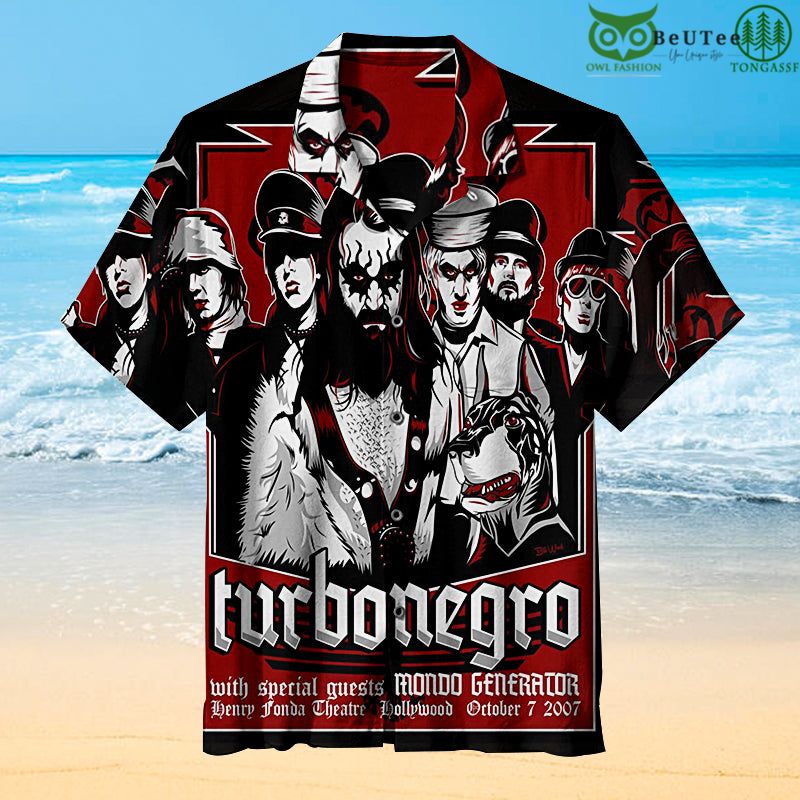 Turbonegro Rock Band Hawaiian Shirt