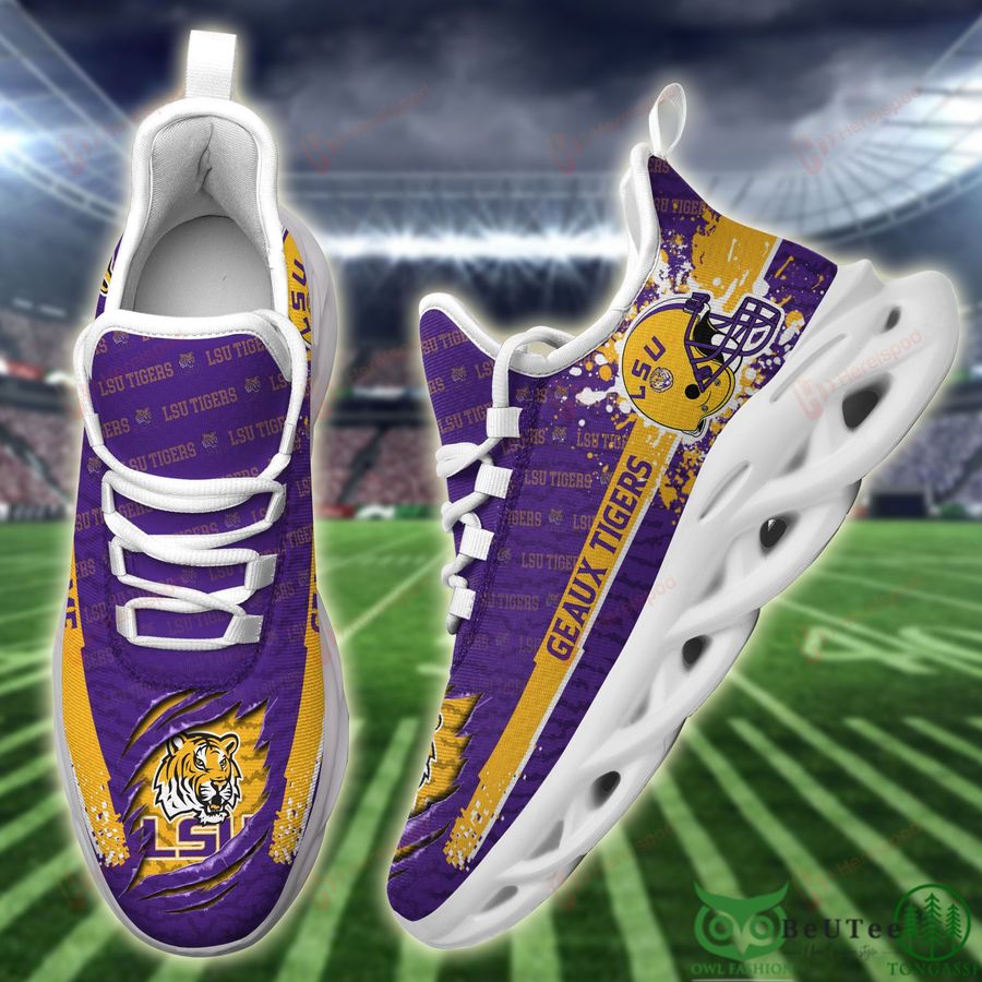 54 personalized lsu tigers geaux tigers max soul shoes