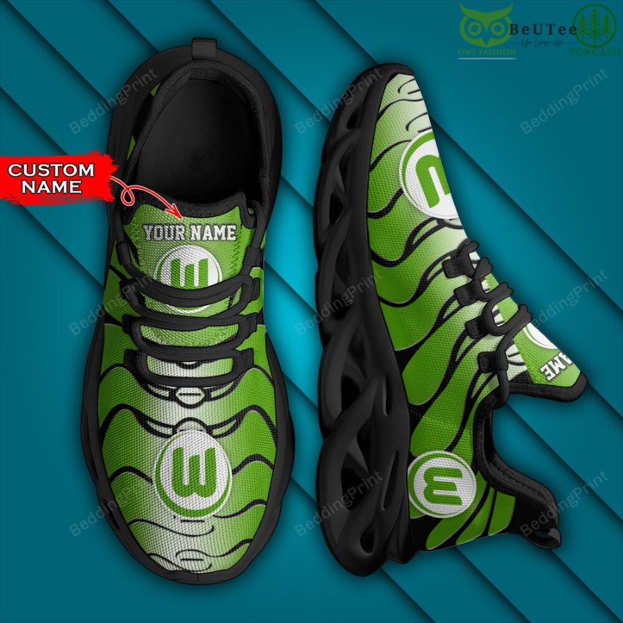 33 Bundesliga VfL Wolfsburg Personalized Custom Name Max Soul Shoes