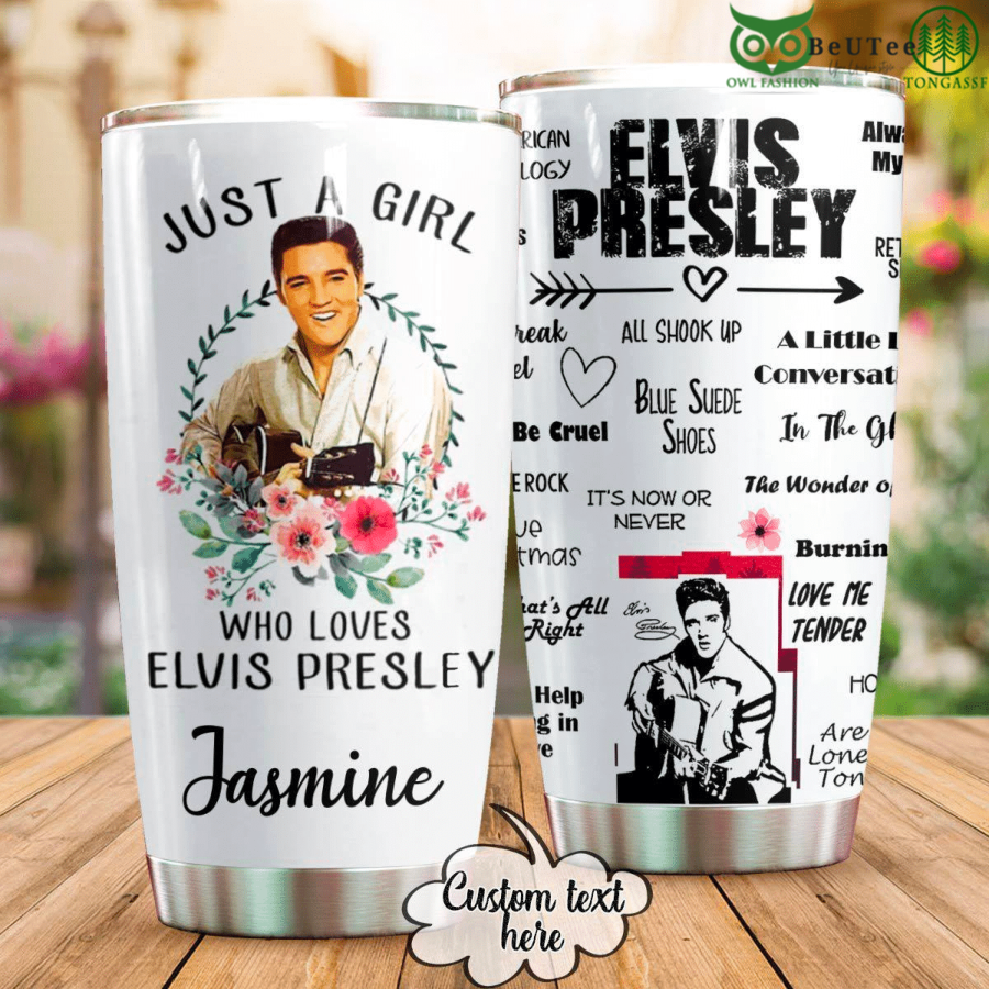 42 King Of Rock Elvis Presley Customized Tumbler