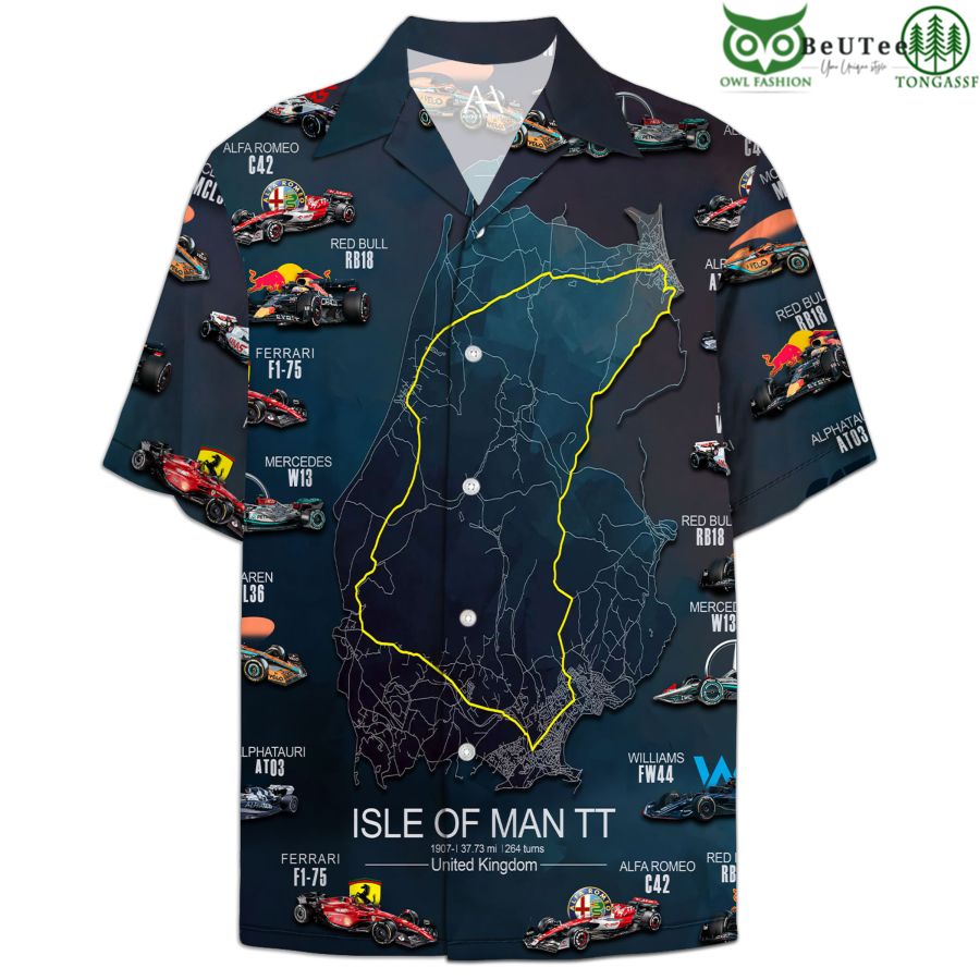 Isle Of Man TT Tour Formula 1 Teams Hawaiian Shirt
