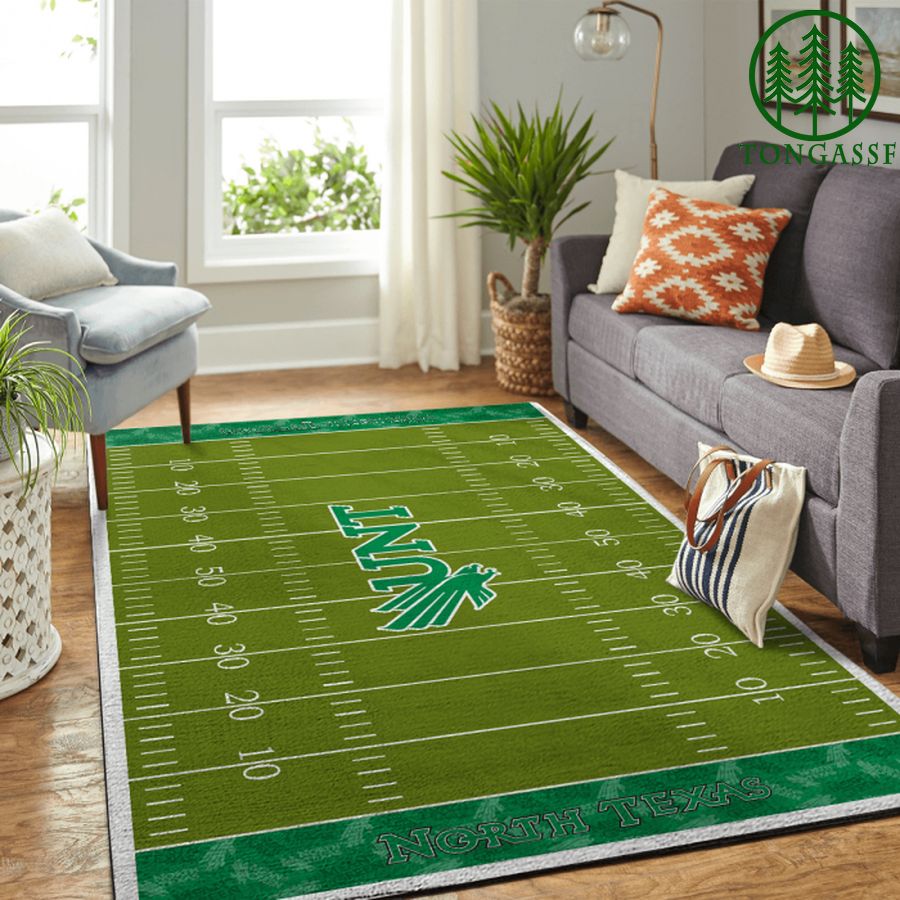 uiLP5u46 13 NORTH TEXAS MEAN GREEN Football Field Carpet Rug Area Rug