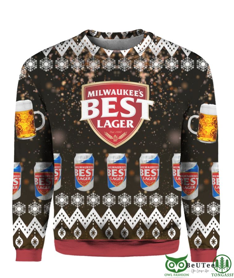 94 Milwaukees Best Lager Beer 3D Print Ugly Christmas Sweater Hoodie