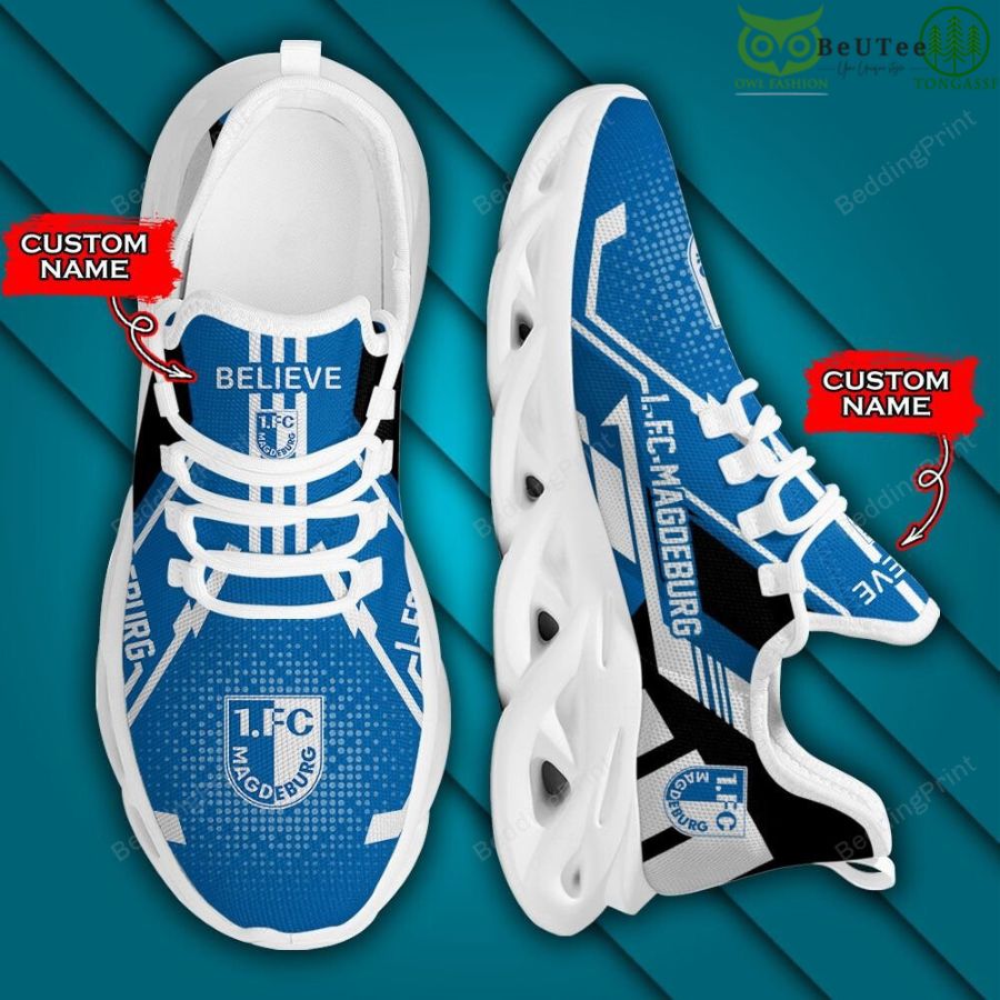 19 Bundesliga FC Magdeburg Personalized Custom Name Max Soul Shoes