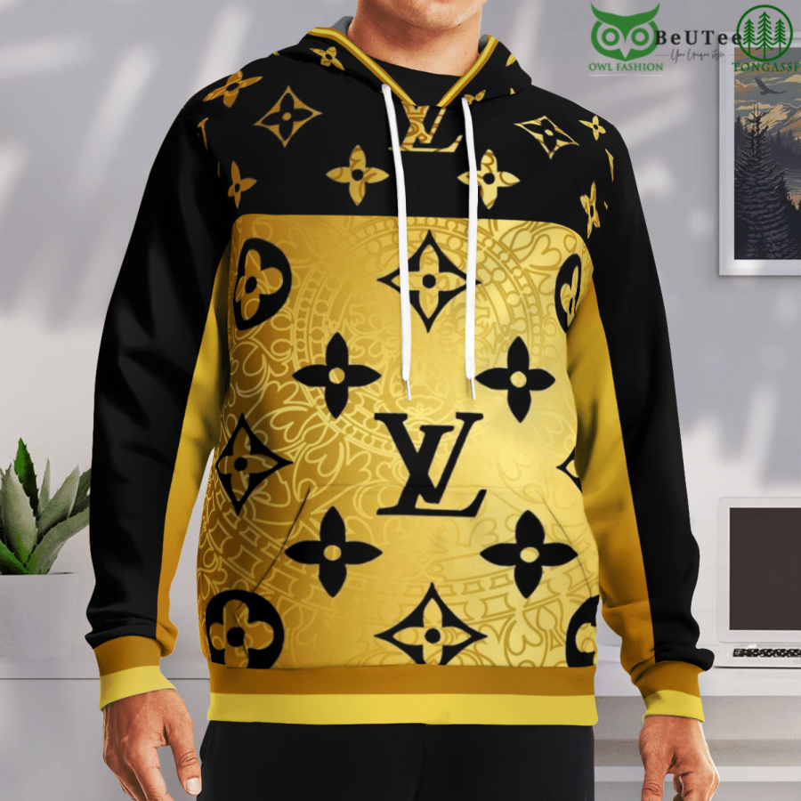 Louis Vuitton Black Hoodie LV Luxury Clothing Clothes Outfit For Men