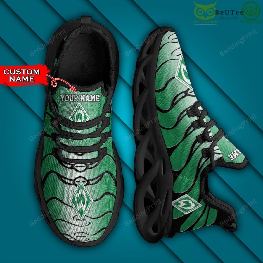 25 Bundesliga SV Werder Bremen Personalized Custom Name Max Soul Shoes
