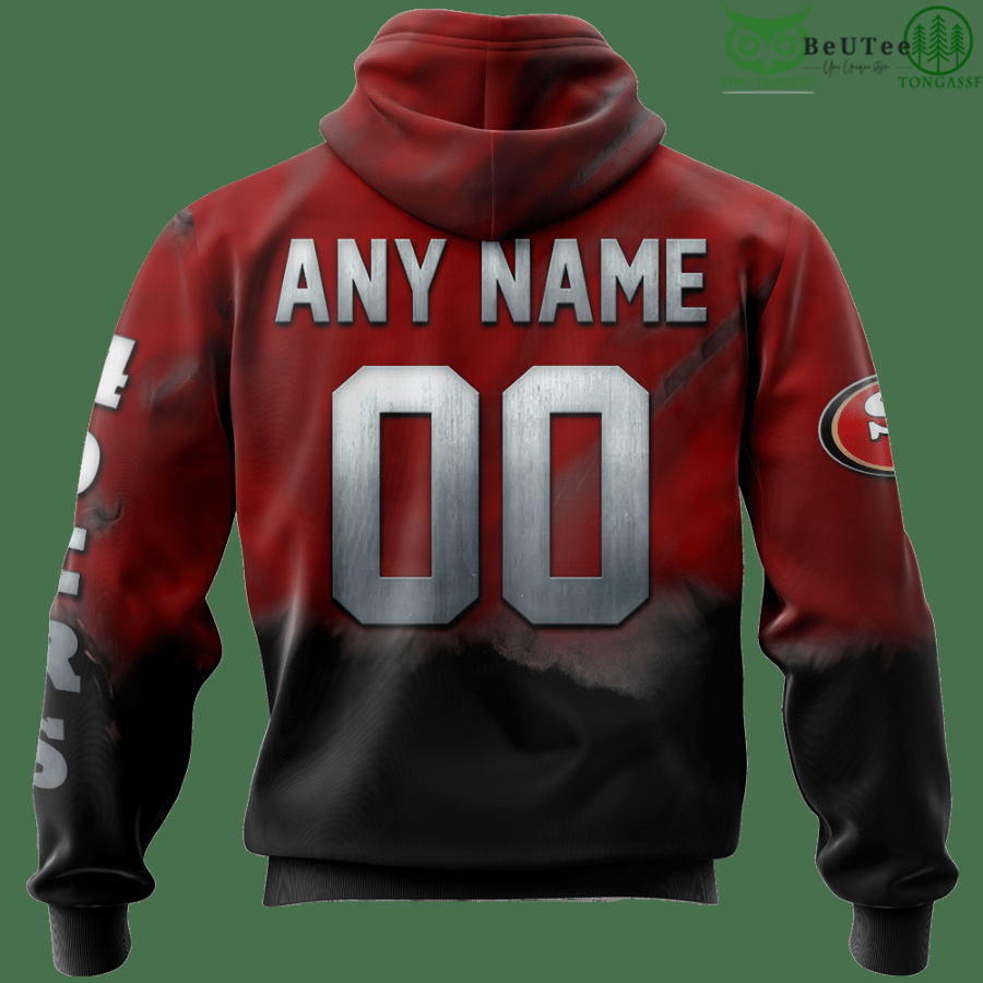 108 49ers Fading Skull American Football 3D hoodie Sweatshirt NFL