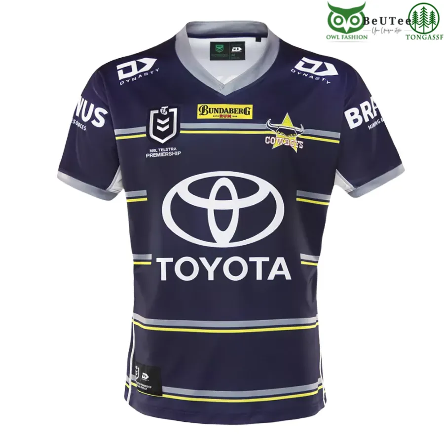 North Queensland Cowboys NRL National Rugby League Home Personalized 3D tshirt
