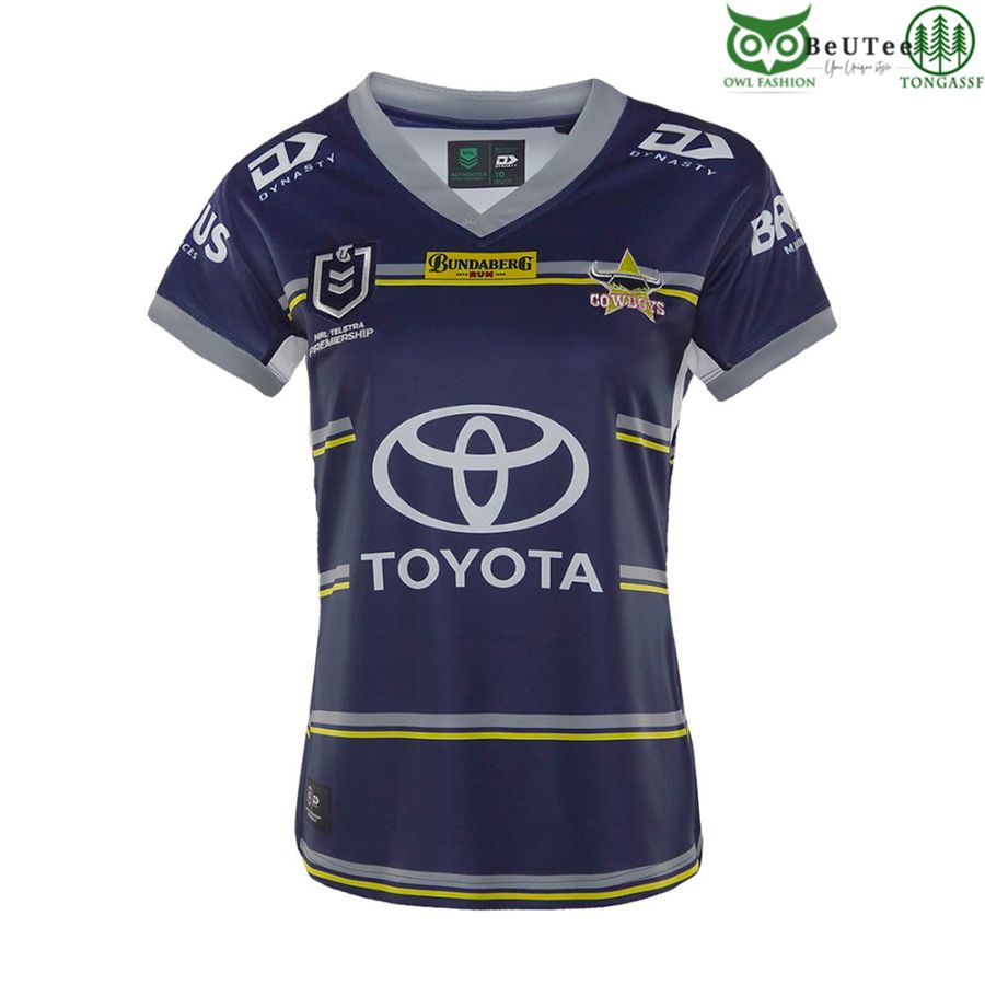 North Queensland Cowboys NRL National Rugby League Home Personalized 3D tshirt Womens
