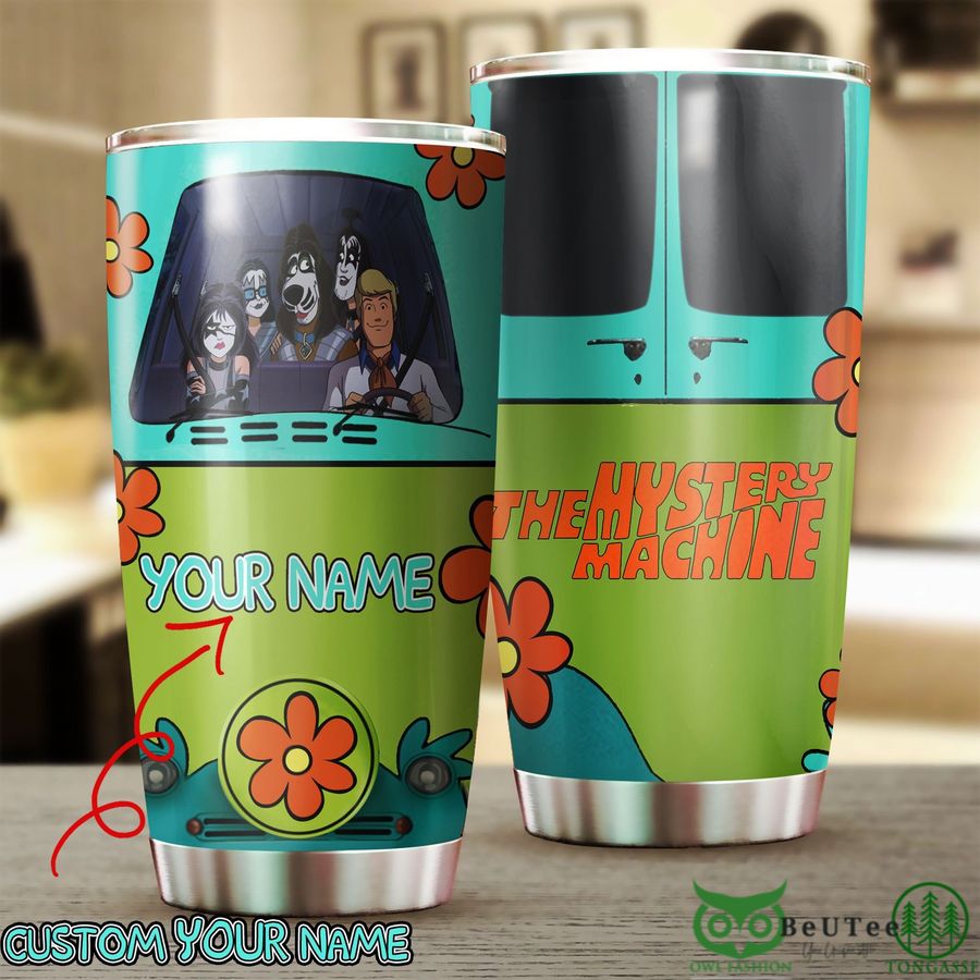 Custom Name Scooby Doo The Mystery Machine Tumbler Cup