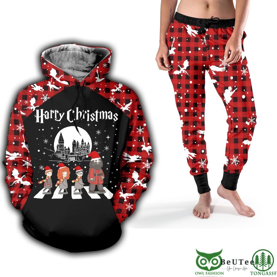Harry Potter Merry Christmas Hoodie And Sweatpants