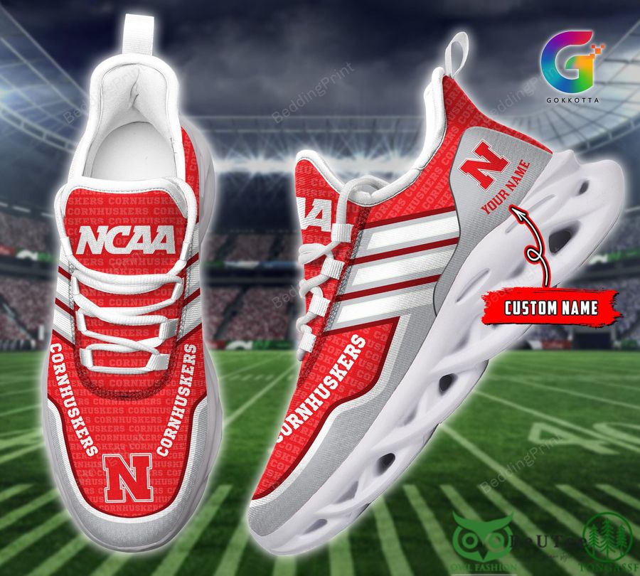 Premium Nebraska Cornhuskers NCAA Personalized Max Soul Shoes