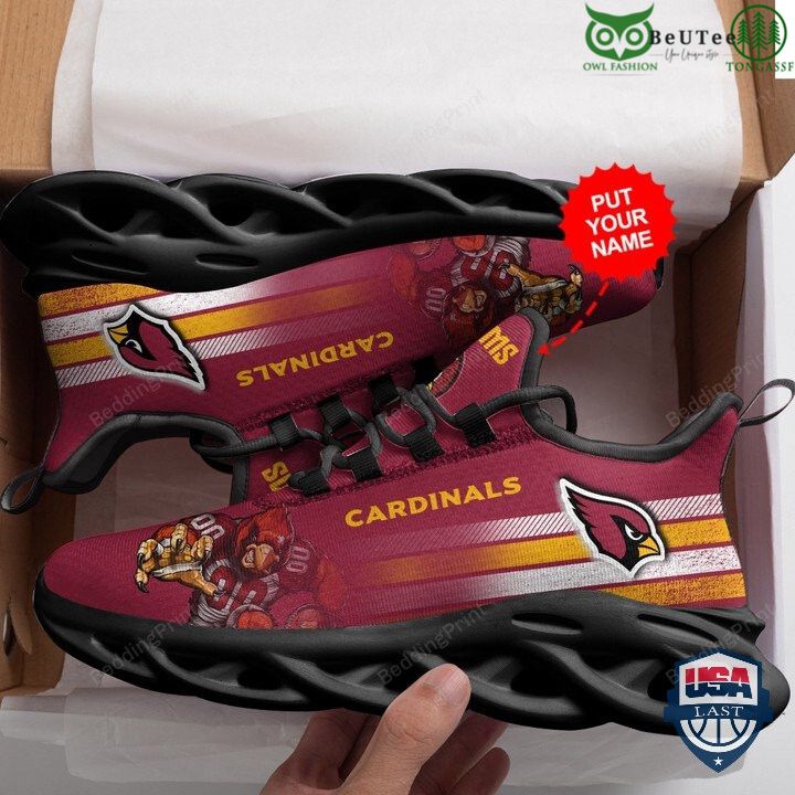 American Football Team Arizona Cardinals Custom Name Max Soul Shoes