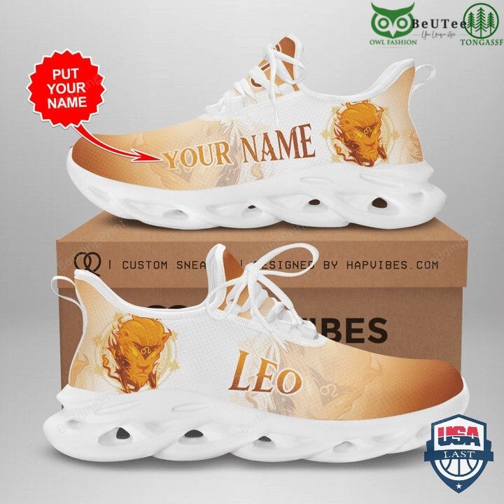 Zodiac Leo Custom Name Max Soul Shoes