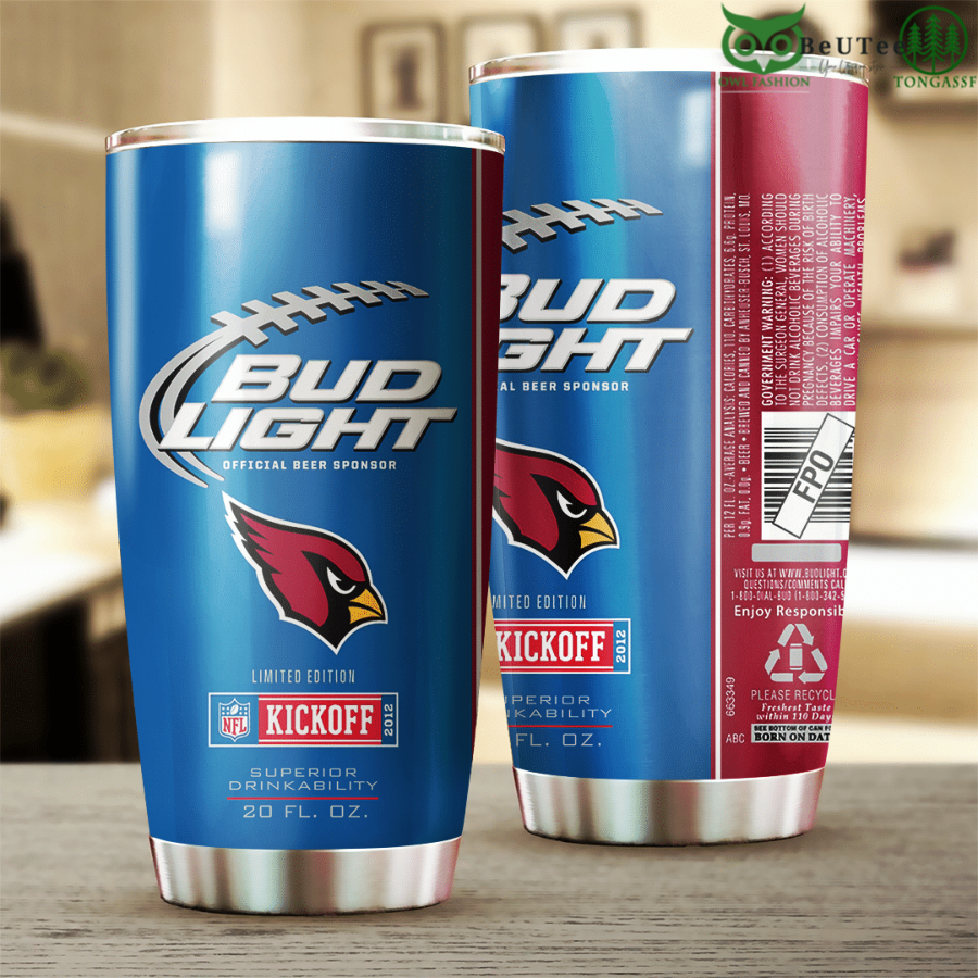 Bud Light Beer Sponsor Arizona Cardinals AC Tumbler Cup