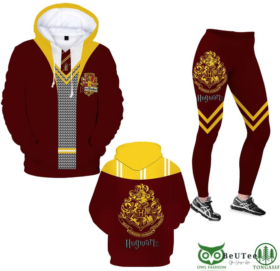 Harry Potter Gryffinfdor Style Hoodie and Leggings
