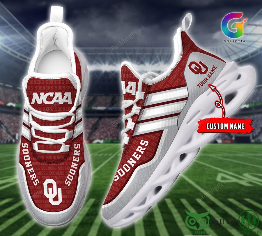 NCAA Logo Oklahoma Sooners Customized Max Soul Shoes