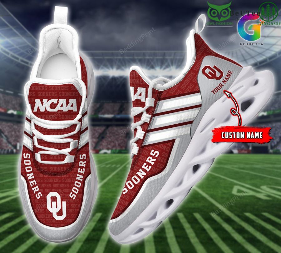 Oklahoma Sooners NCAA Proud American Sports Champions Personalized Max Soul Shoes