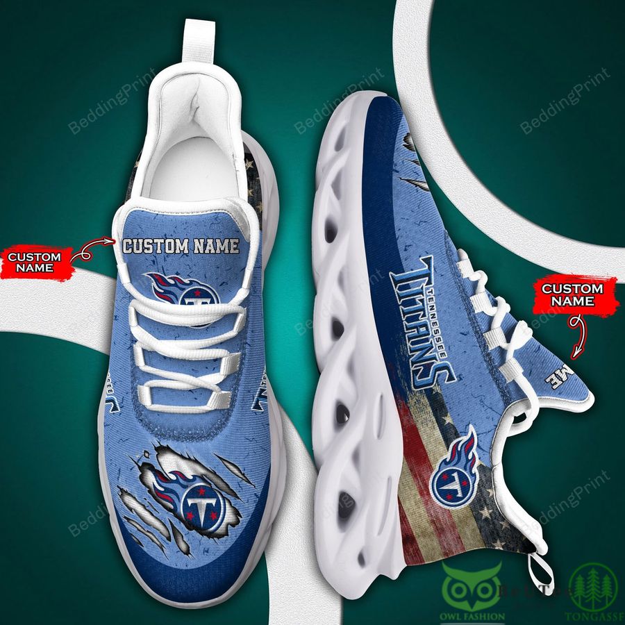 Premium Tennessee Titans NFL Customized Max Soul Shoes