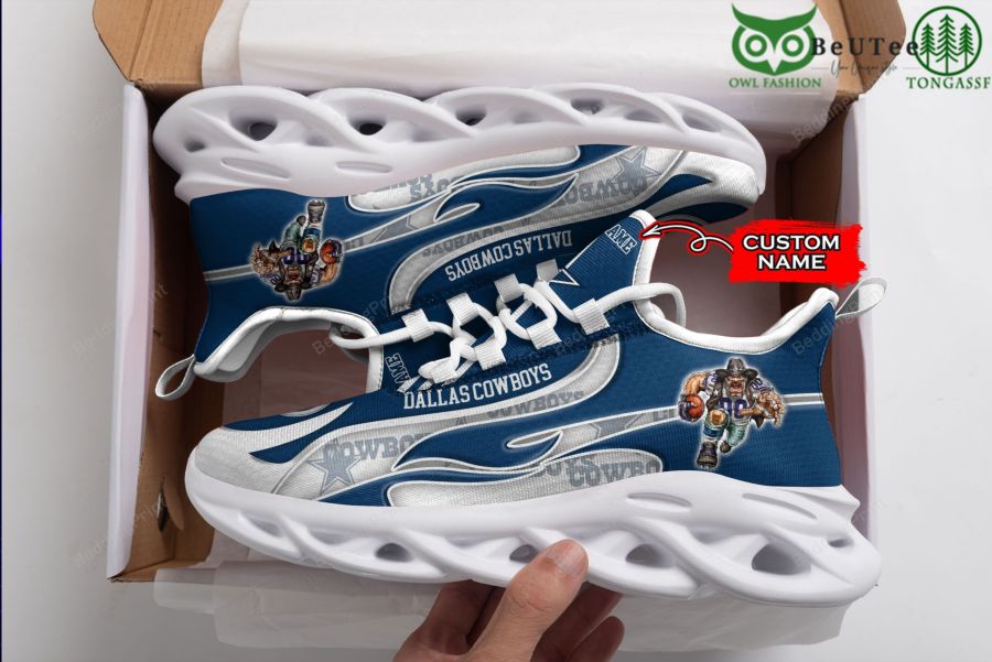 Dallas Cowboys NFL Super Bowl Championship Personalized Max Soul Shoes