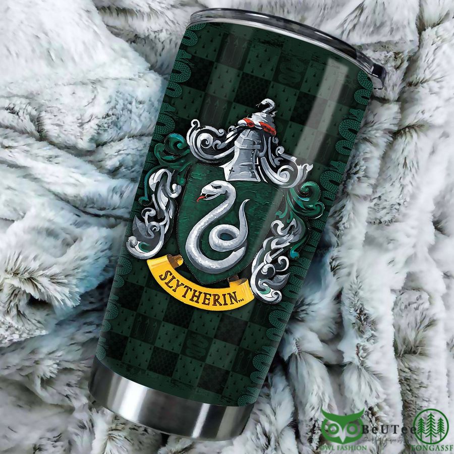 Premium Harry Potter Slytherin Dark Green Tumbler Cup