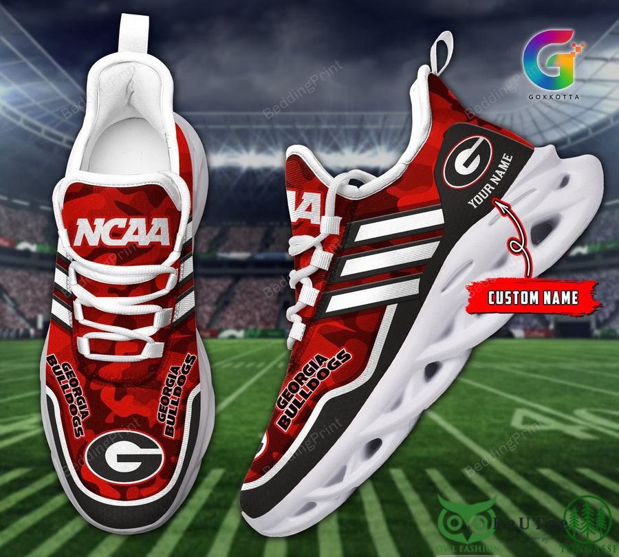 NCAA Logo Georgia Bulldogs Customized Max Soul Shoes