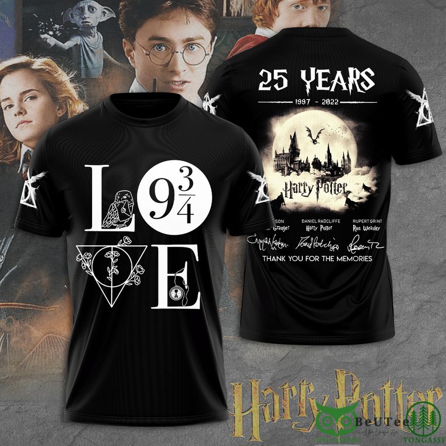 Harry Potter Love 934 Hogwarts Express 3D T-shirt