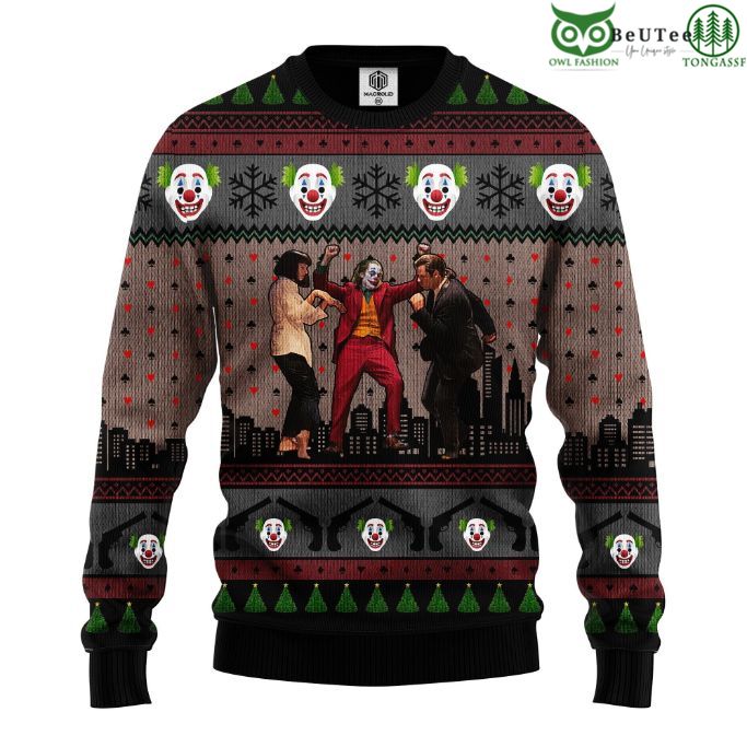 Joker DC Comics Clown Meme Ugly Christmas Sweater