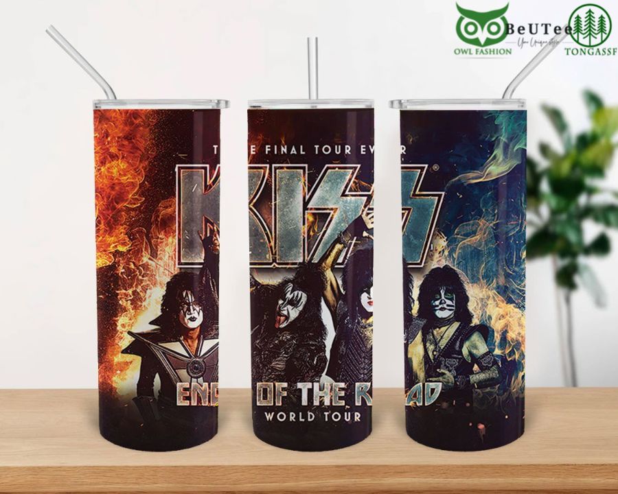 Kiss The Final Tour End Of The Road Limited Skinny Tumbler