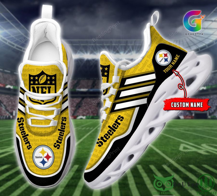 Premium Pittsburgh Steelers NFL Customized Max Soul Shoes