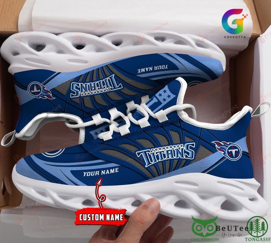 Premium Tennessee Titans NFL Personalized Max Soul Shoes