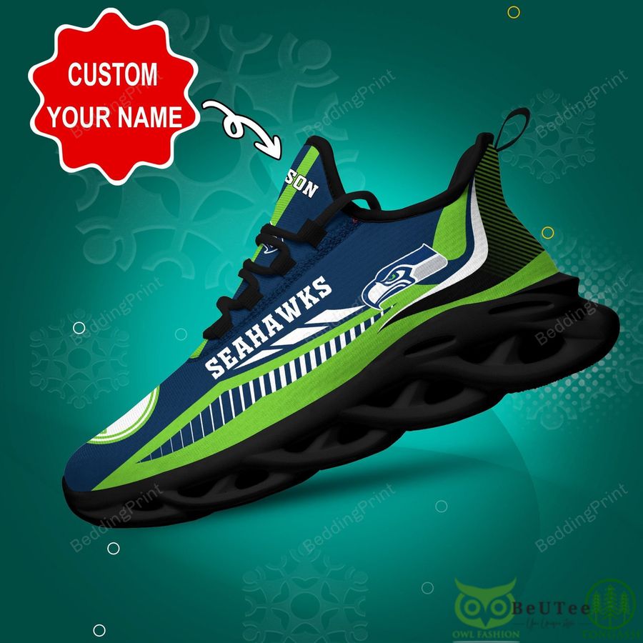 Seattle Seahawks NFL Personalized Max Soul Shoes
