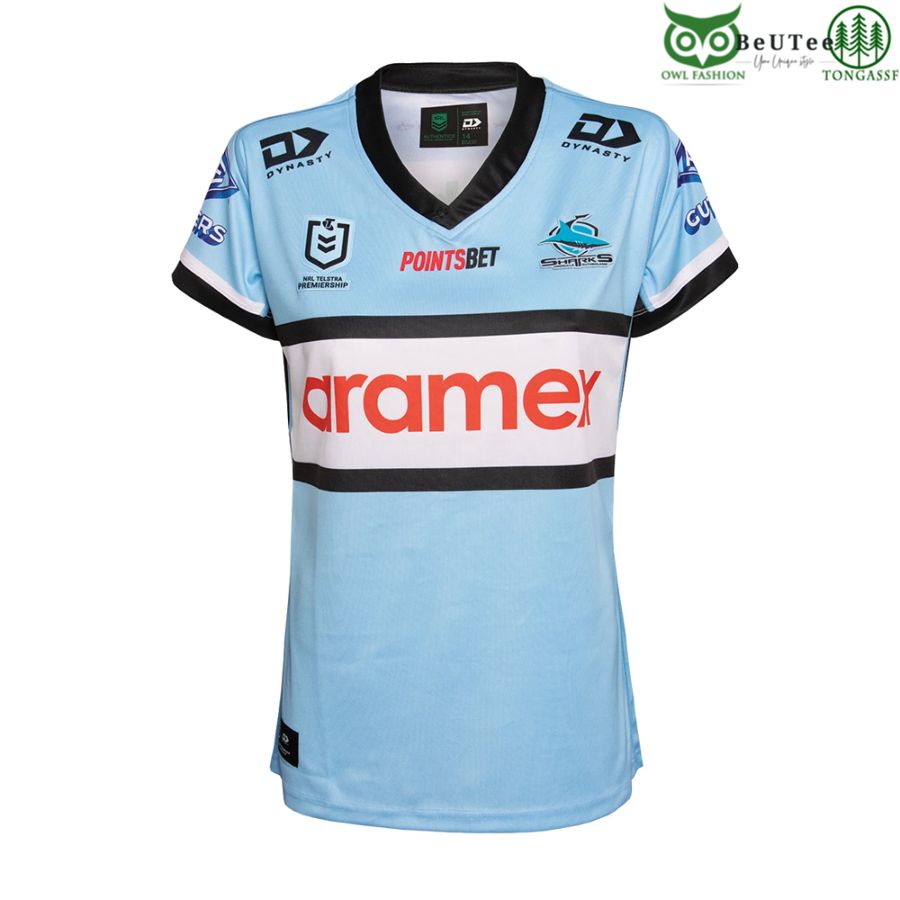 Cronulla Sharks NRL National Rugby League Home Customized 3D tshirt Womens