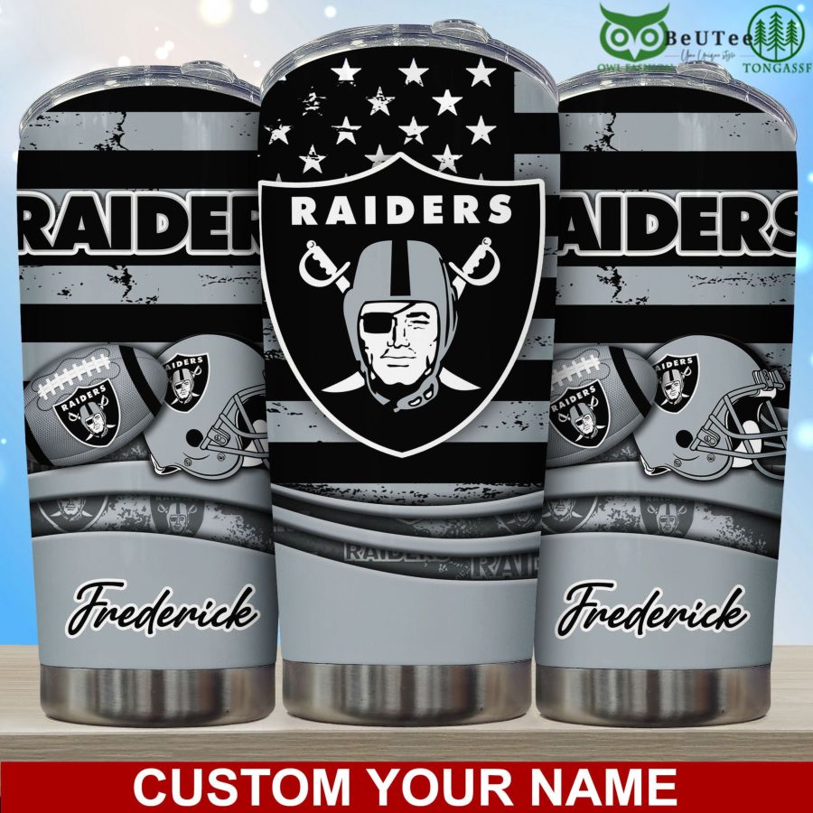 7 Football Champion Team Las Vegas Raiders NFL Personalized LVR Tumbler Cup