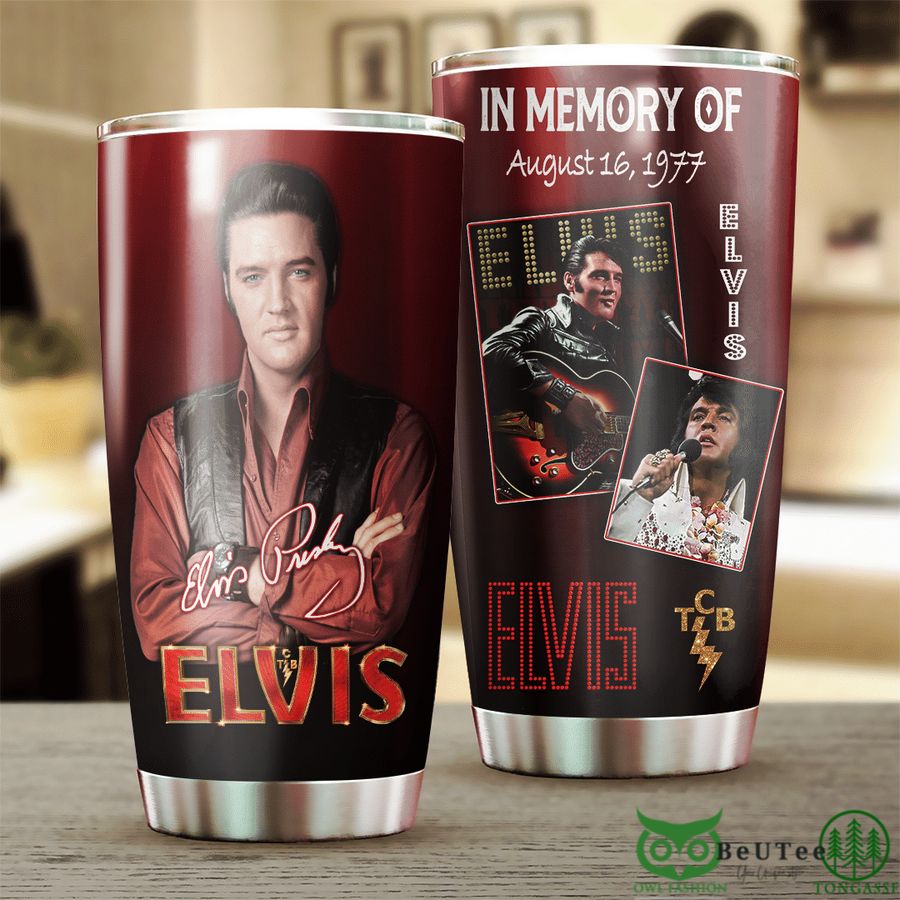 70 Elvis Presley In Memory 1977 Tumbler Cup