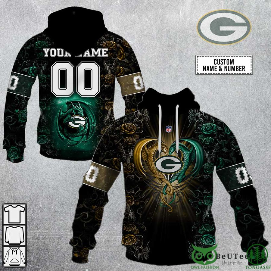 Personalized Packers Hoodie 3D Bold Green Bay Packers