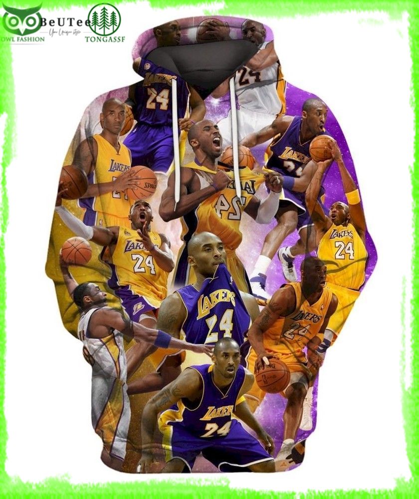 Kobe Bryant NBA Legend 3D Hoodie and pant