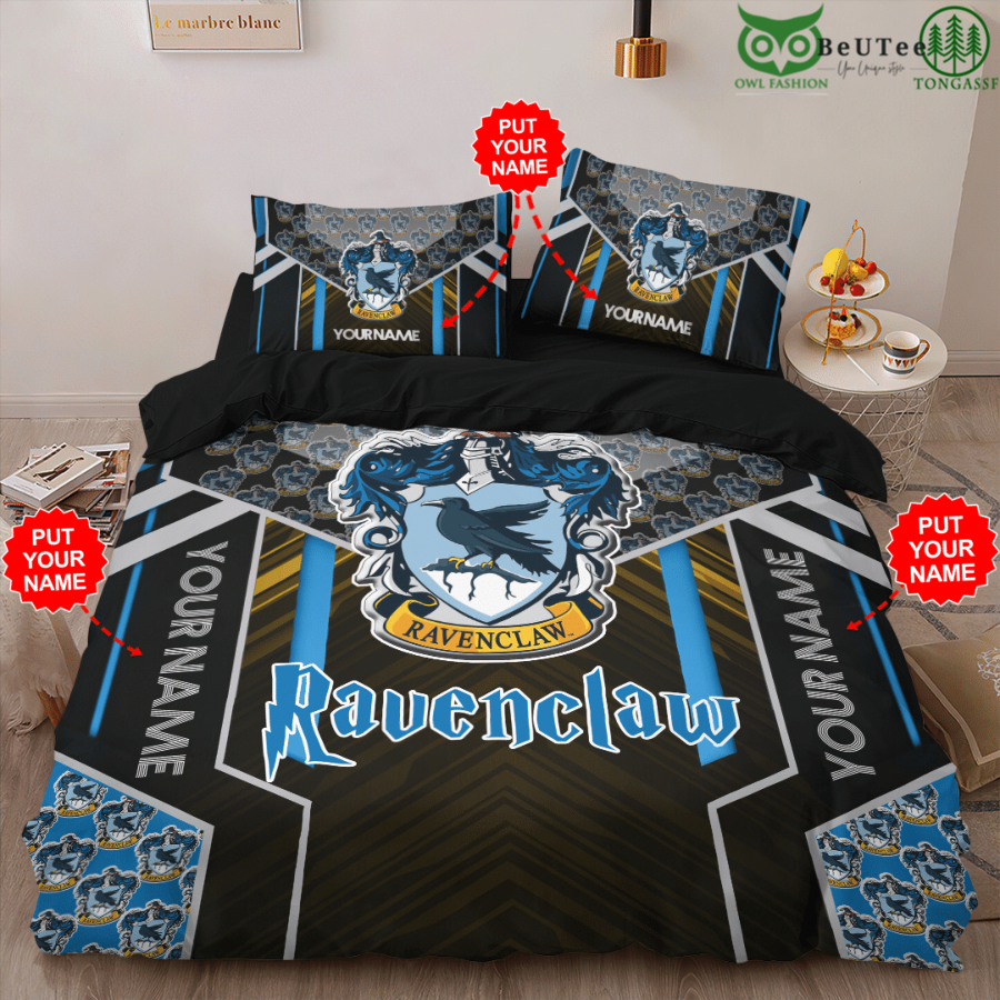 GwELoZlR 13 Hogwarts School Harry Potter Personalized Ravenclaw Bedding Set