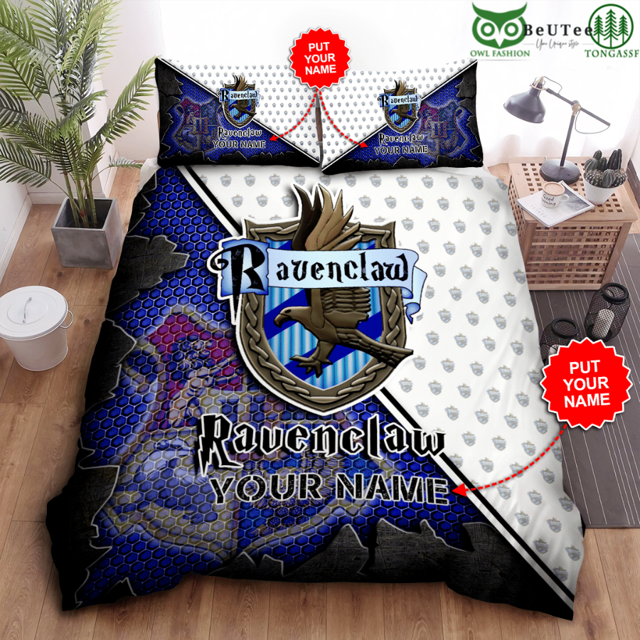 6W6aigi3 2 Wizard School Harry Potter Ravenclaw Personalized Bedding Set