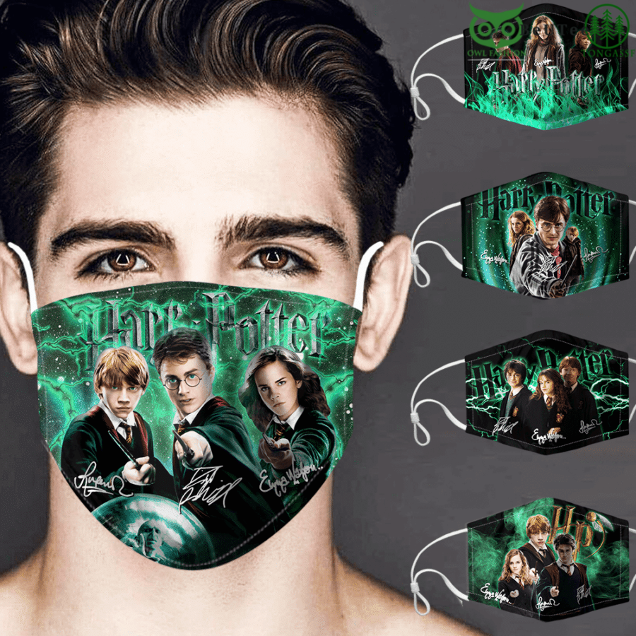 Wizarding World Harry Potter Ron Hermione Facemask
