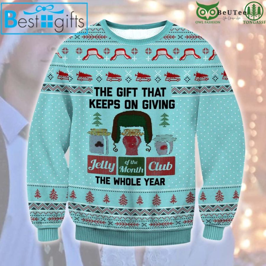 34 The Gift That Keeps On Giving The Whole Year Ugly Christmas Sweater