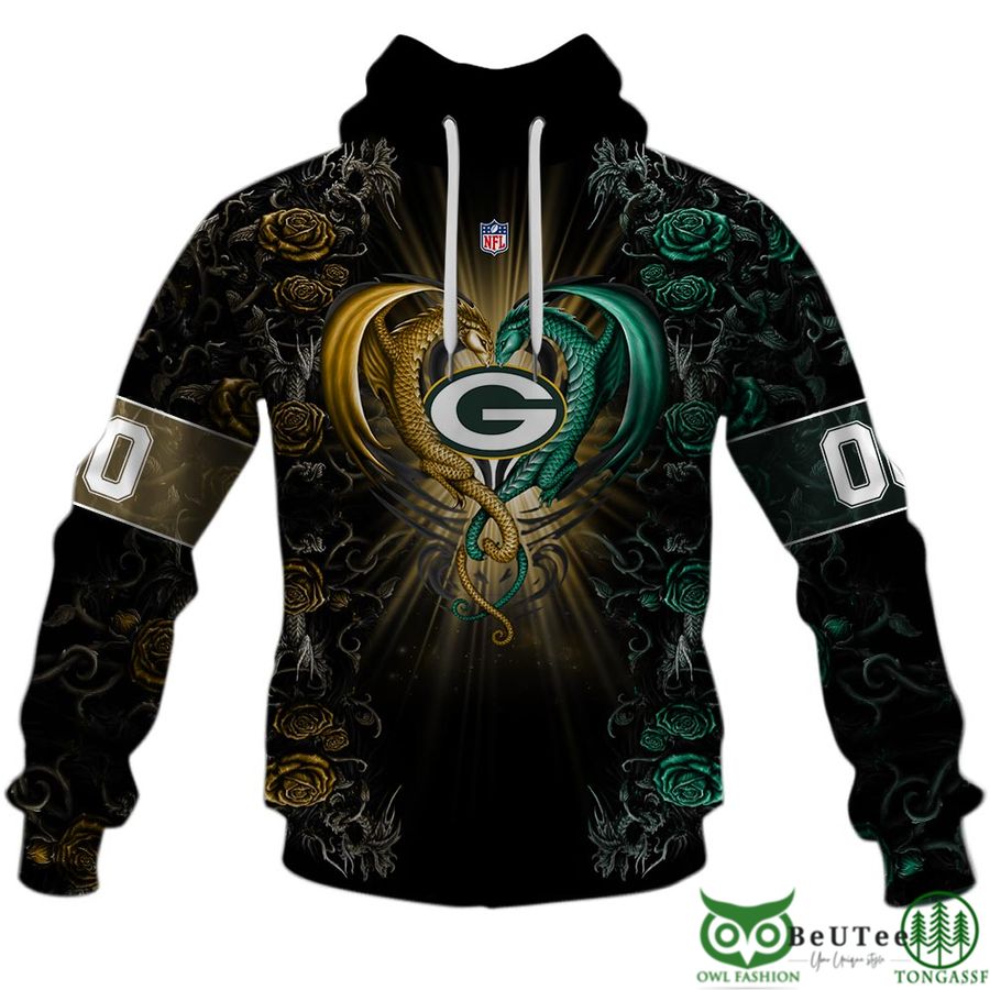 Green Bay Packers NFL Champion Personalized Snuggie Hoodie - Owl