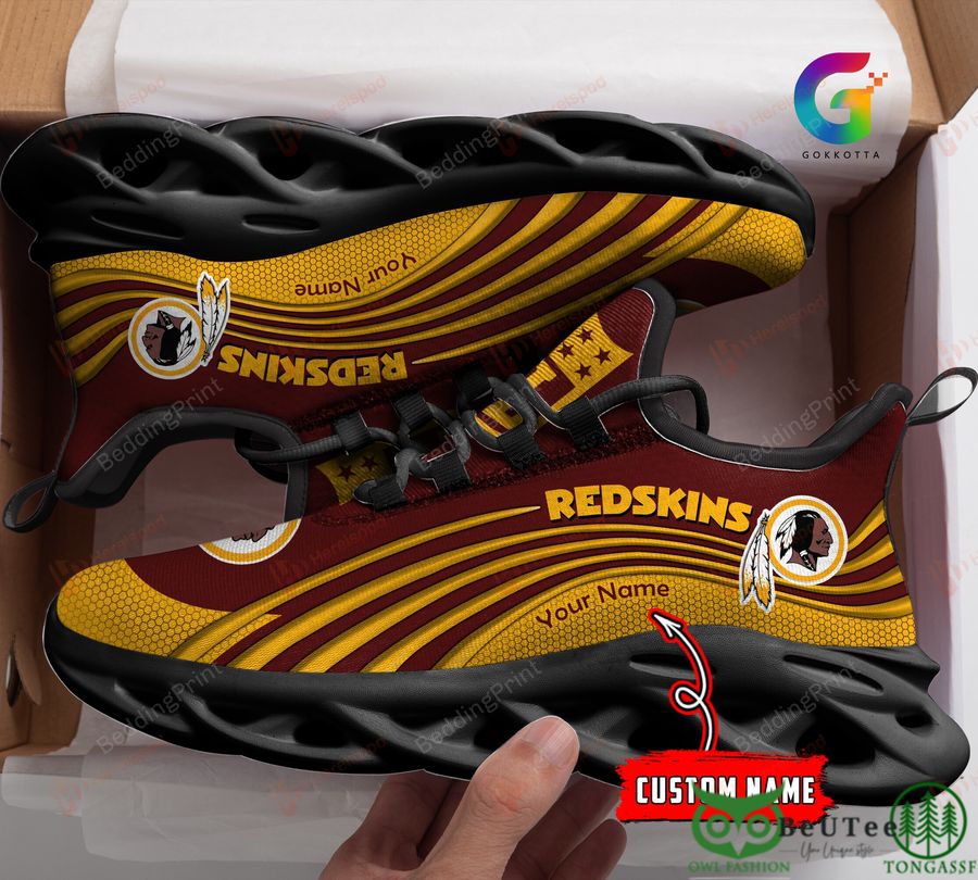 16 Washington Redskins Personalized Max Soul Shoes