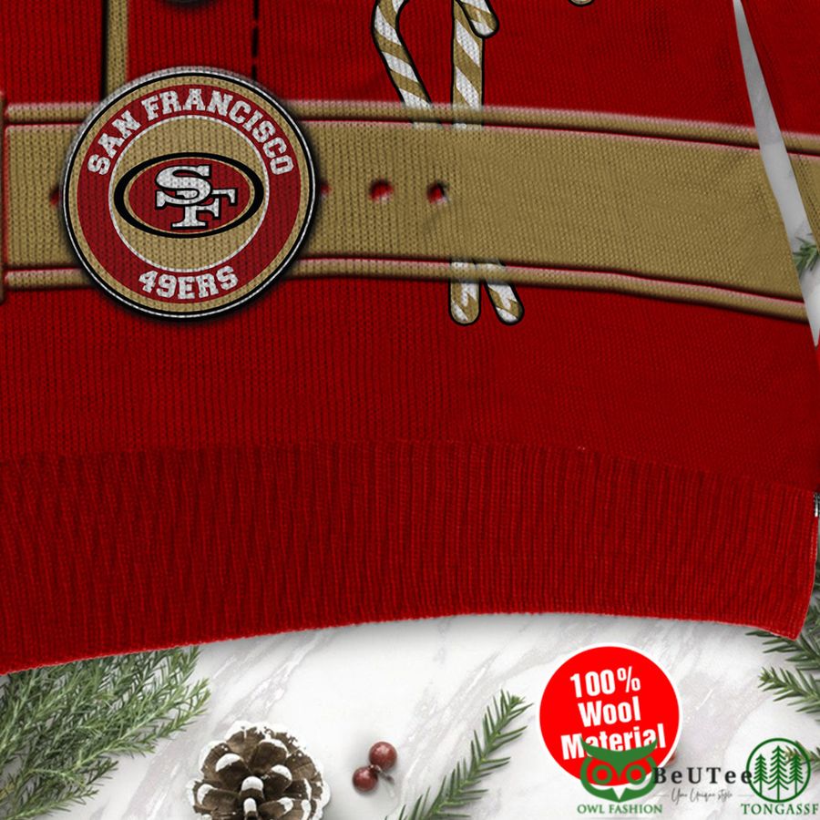 NFL San Francisco 49ers Christmas 3D Snowplow Ugly Sweater For Winter -  YesItCustom