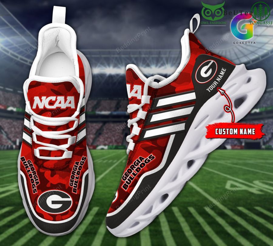 32 Georgia Bulldogs NCAA Proud American Sports Champions Personalized Max Soul Shoes