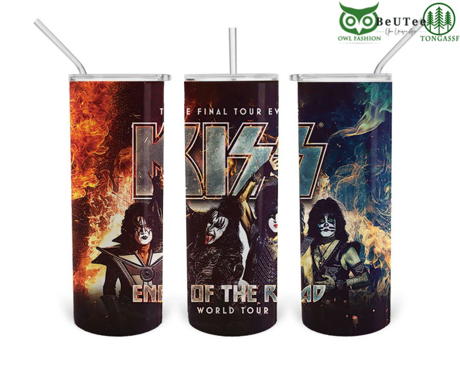 47 Kiss The Final Tour End Of The Road Limited Skinny Tumbler