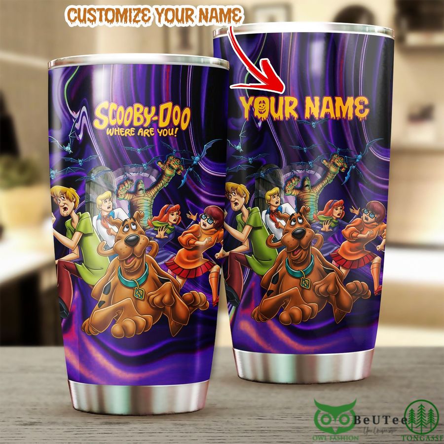 2 Custom Name Scooby Doo Where Are You Tumbler Cup