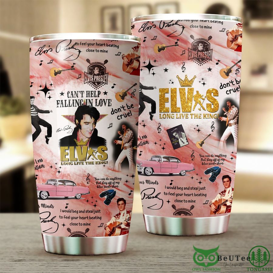 52 Elvis Presley Cant Help Falling In Love Tumbler Cup